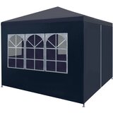 vidaXL Šator za zabave 3 x 3 m plavi | shoptok.hr
