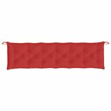  Jastuci za vrtnu klupu 2 kom crvena 200x50x7cm tkanine Oxford | shoptok.hr