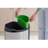 Brabantia Željezna kanta za smeće za odvojeni otpad/na dodir u mat srebrnoj boji 33 l Touch Bin Recycle – | shoptok.hr