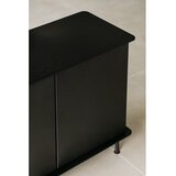 noo.ma Črna komoda z luknjo za kable 120x88x50 cm Suumo – | Shoptok.si