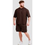 GymBeam muška oversized majica unstoppable brown