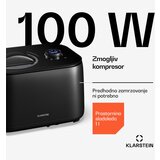 Klarstein FrostFusion aparat za sladoled, slushie in jogurt s kompresorjem in pripomočki | 1 l | 100 W | Shoptok.si
