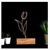 WALLXPERT decorative object figura tulip bronze u