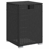  Pokrovni stol za spremnik propana crni 40x40x60 cm poliratan | shoptok.hr