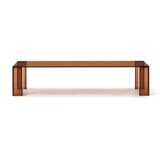 Kave Home Rjava steklena mizica 60x140 cm Adularia – | Shoptok.si
