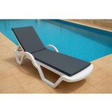 Atelier Del Sofa sunny - grey grey sunlounger cushion Cene