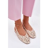 Boto Embellished Ballerinas On A Flat Heel Beige Nilarisela | shoptok.hr