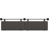  Držeće uzglavlje Zidne Crna 210 x 55 x 5 cm Antikni PU - Crna 200 cm bez LED | shoptok.hr