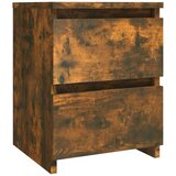  Noćni ormarići 2 kom boja dimljenog hrasta 30x30x40 cm drveni | Eponuda.com