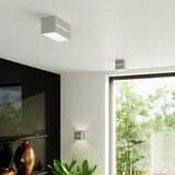 Nice Lamps Siva stropna svjetiljka s metalnim sjenilom 10x10 cm Lorum – | shoptok.hr