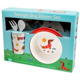 Rex London Otroški set posode 5 ks Sunny Sausage Dog – | Shoptok.si