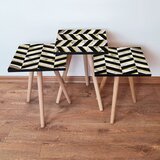 Hanah home set klub stočića 3Shp59, 3 komada, Šarena | ePonuda.com