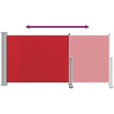  Uvlačiva bočna tenda za terasu 120 x 300 cm crvena | shoptok.hr