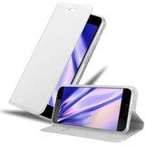 Cadorabo Ohišje, združljivo z HTC U PLAY v klasično srebrno - Zaščitni ovitek z magnetnim zapiranjem, stoječo funkcijo in režo za kartice, (20552050) | Shoptok.si