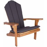  Vrtna Adirondack stolica Prirodna Čvrsto teak drvo | shoptok.hr