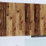 Viseći ormarić Stari drvo i bijela 50 x 31 x 100 cm | shoptok.hr