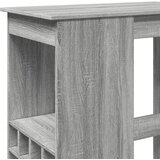  Barski stol s držačima boja hrasta 90x47,5x103,5 cm drveni | shoptok.hr