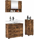  Set namještaja za kupaonicu 3 kom. Dimljeni hrast Smeđa 76,5 x 35 x 64 cm | Shoptok.si