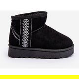Boto Children's Quilted Snow Boots Black Leonora | ePonuda.com