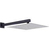  The Living Store Podporna ročica za tuš kvadratna nerjaveče jeklo 201 črna 40 cm - Podporna Ročica Za Tuš, (21445068) | Shoptok.si