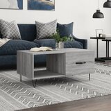 vidaXL Stolić za kavu boja hrasta 90x50x40 cm konstruirano drvo Cijene