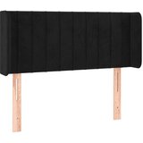  LED posteljno vzglavje črno 103x16x78/88 cm žamet, (20793564) | Shoptok.si