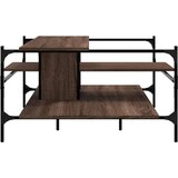 vidaXL Stolić za kavu boja hrasta 100x100x48 5 cm konstruirano drvo | shoptok.hr