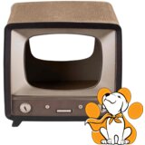 DISTRICT70 Telly Kućica Sa Grebalicom Za Mačke U Obliku Retro Televizora Cene