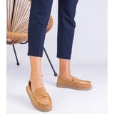 Gemre Brown women's eco-suede loafers Sevilia | shoptok.hr