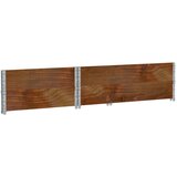  Okviri za palete 2 kom smeđi 120 x 80 cm od masivne borovine | shoptok.hr