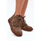Big Star Suede Low Women's Ankle Boots On Platform | Shoptok.si