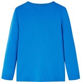 Dječja majica dugih rukava kobaltnoplava 128 | shoptok.hr