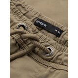 Ombre Men's loose-fit shorts with cargo pockets - light olive | Shoptok.si
