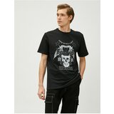 Koton Skull Printed T-Shirt Short Sleeve Crew Neck Cotton Cene
