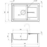 Deante komplet (sudoper+slavina) Leda ZRDA 2113 | shoptok.hr