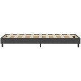  Krevet od tkanine s oprugama tamnosivi 80 x 200 cm | shoptok.hr