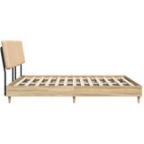  Bračni krevet s uzglavljem Sonoma hrast i krem 200 x 200 cm - Hrast sonoma 200 x 200 cm | shoptok.hr