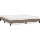 The Living Store Posteljni okvir brez vzmetnice taupe 180x200 cm blago - Posteljni Okvir, (21526348) | Shoptok.si