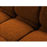 Micadoni Oranžen modul za sedežno garnituro iz tkanine bouclé (desni kot) Bellis – Home | Shoptok.si