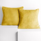 DecoKing Ukrasna jastučnica Henry 45x45 cm, boja senfa Slike