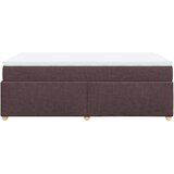  Krevet box spring s madracem tamnosmeđi 120 x 190 cm od tkanine | shoptok.hr