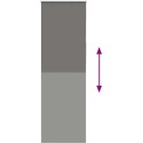 vidaXL Rolo zatemnjena siv 85x210 cm tkanina širina 80,7 cm poliester | Shoptok.si