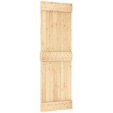  Klizna vrata NARVIK Prirodna i crna 70 x 210 cm (152,5 cm) | shoptok.hr