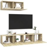 vidaXL tv ormarići 3 kom boja hrasta sonome od iverice | shoptok.hr
