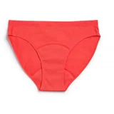 Teen Bikini menstrualne hlačke Medium Flow svetlo rdeče - XS
