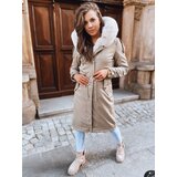 DStreet Ocieplana parka damska HARPERSOFT beżowa | Shoptok.si