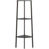  Kutne police s 3 razine crne 45,5 x 31,5 x 120 cm | Eponuda.com