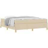  Krevetna konstrukcija Krema 180 x 200 cm tkanina | shoptok.hr