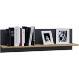 MID.YOU STENSKI REGAL 102/30/20 cm antracit, medeni hrast | Shoptok.si