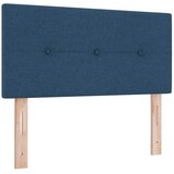  Krevet od pjene s madracem i LED-om Plava 80 x 200 cm Tkanina - Plava 80 x 200 cm Prošiveno gumbima | shoptok.hr